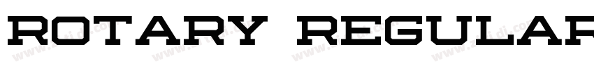 Rotary Regular字体转换 Rotary Regular字体转换